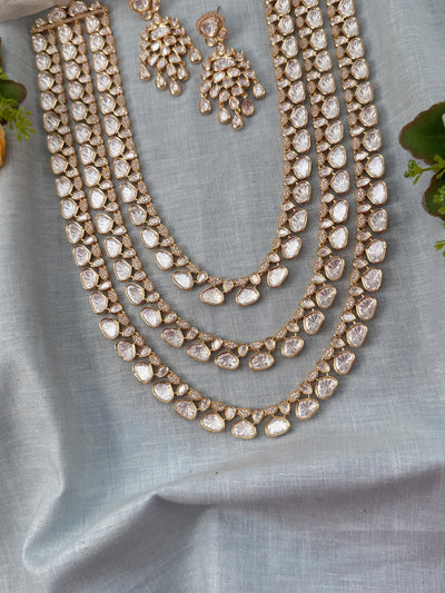 Kundan Layer Grand Maharani Long Set | N0497