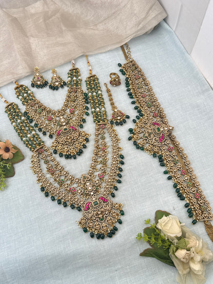 Antique Gold Necklace for Women – Traditional Ethnic Jewelry Online, bridal necklaces online