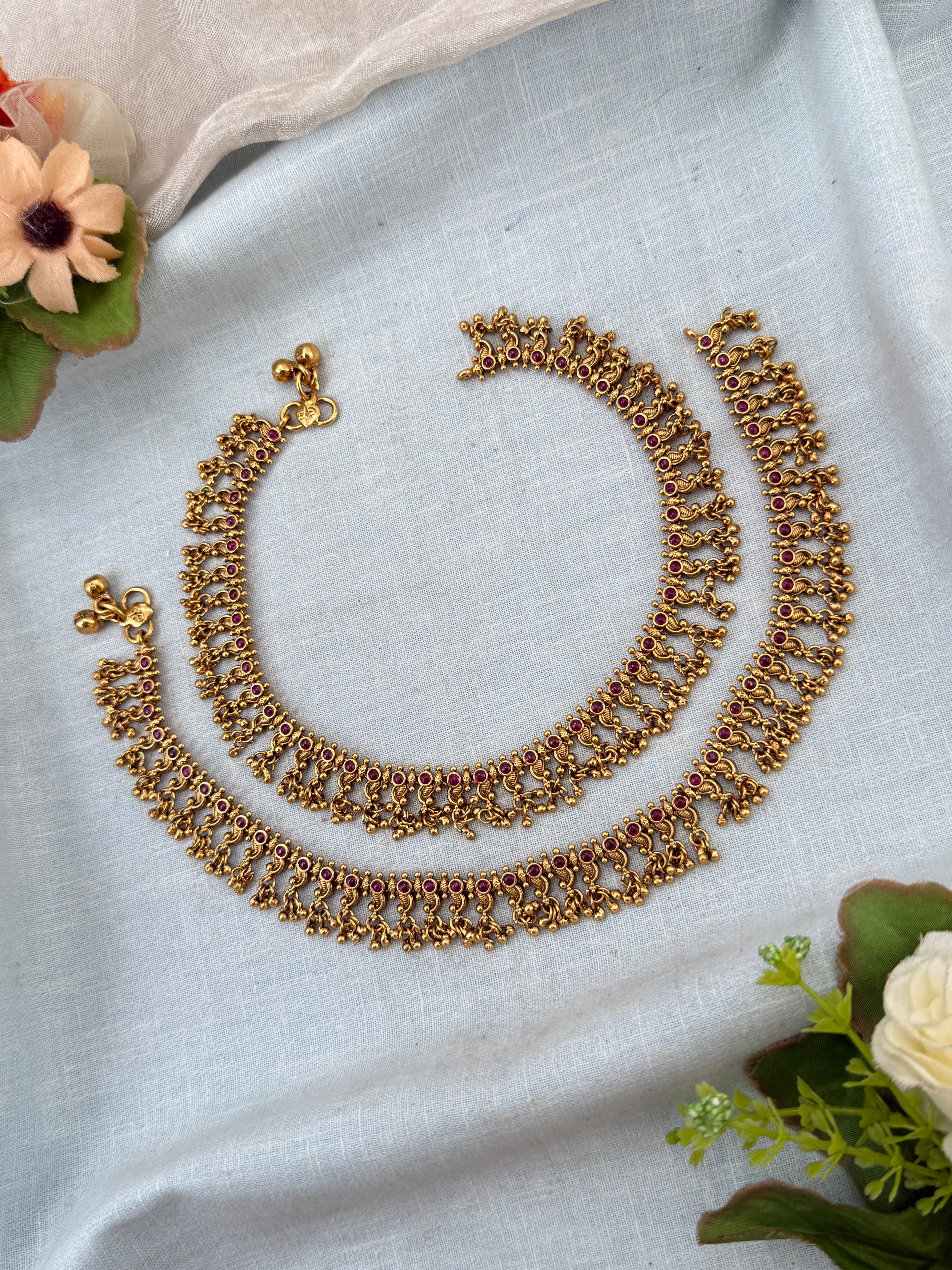 anklet, bridal payal, payal for brides