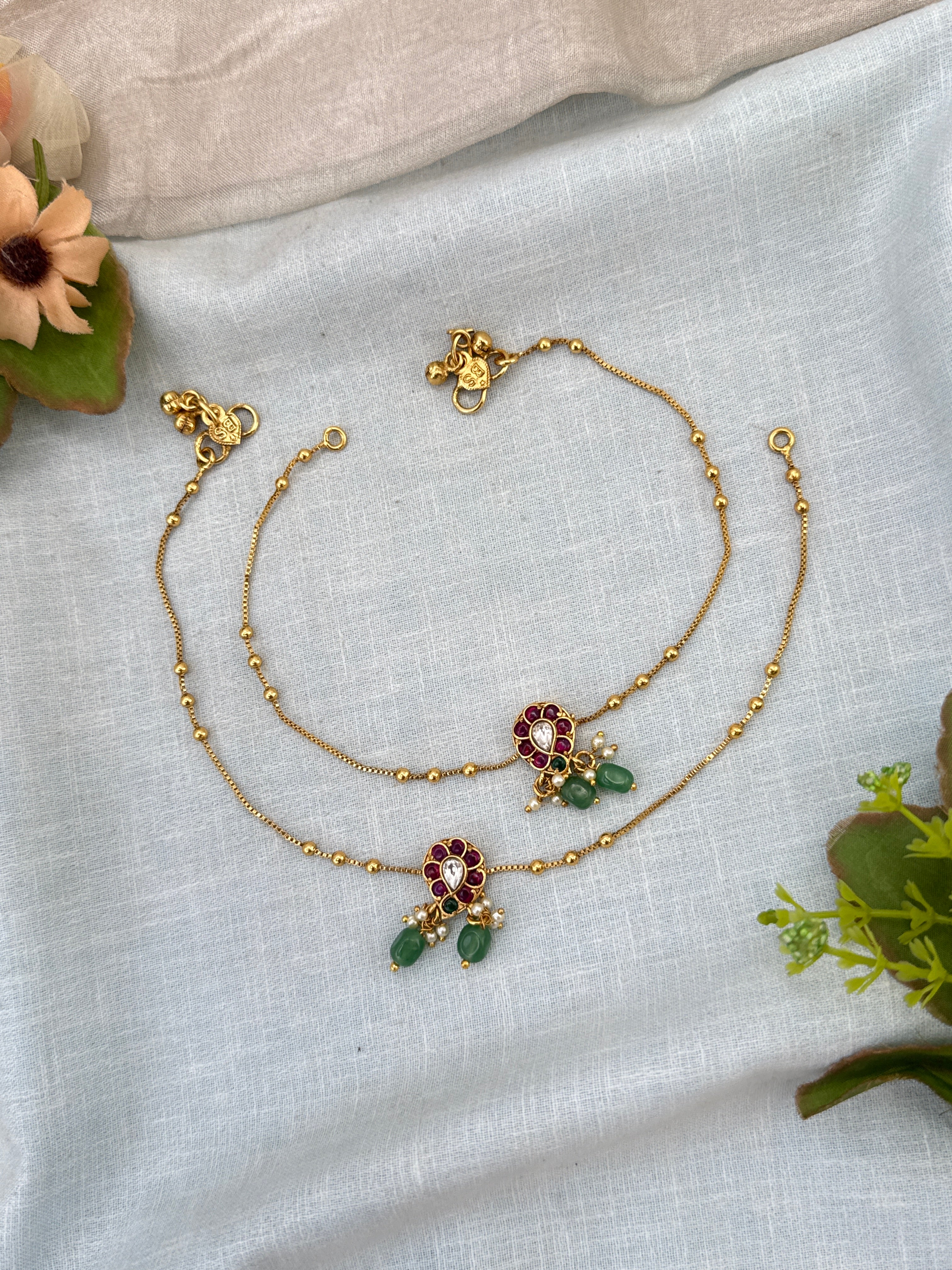 anklet, bridal payal, payal for brides