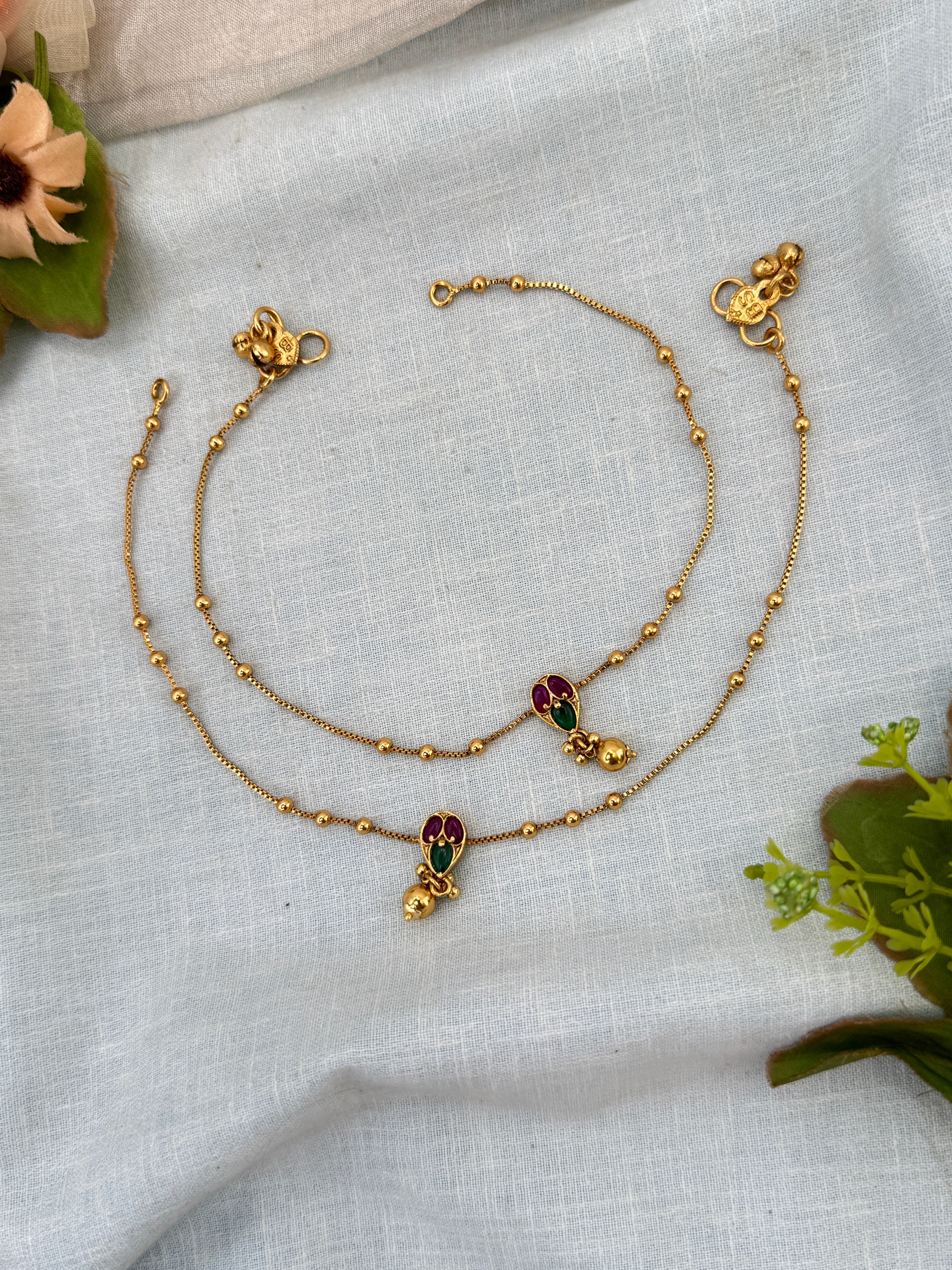 anklet, bridal payal, payal for brides