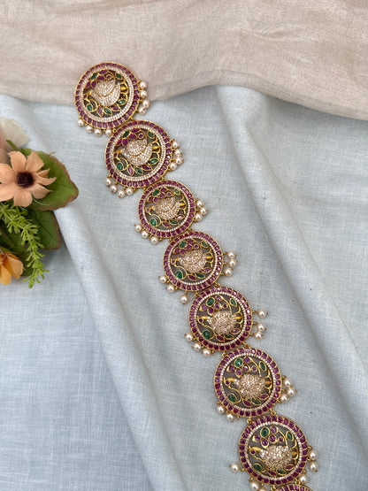Royal Antique Peacock Long Bridal Jadebille 3120