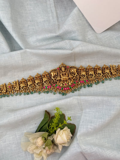 Traditional bridal hip belt for women