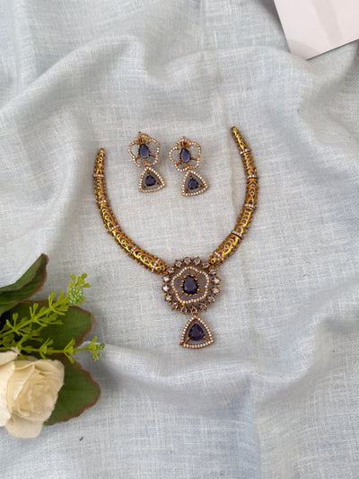 Victorian Necklace Kanti Style Short Set | N0596
