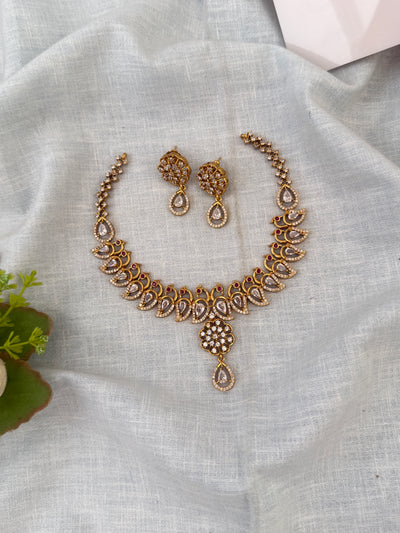Antique temple necklace for women