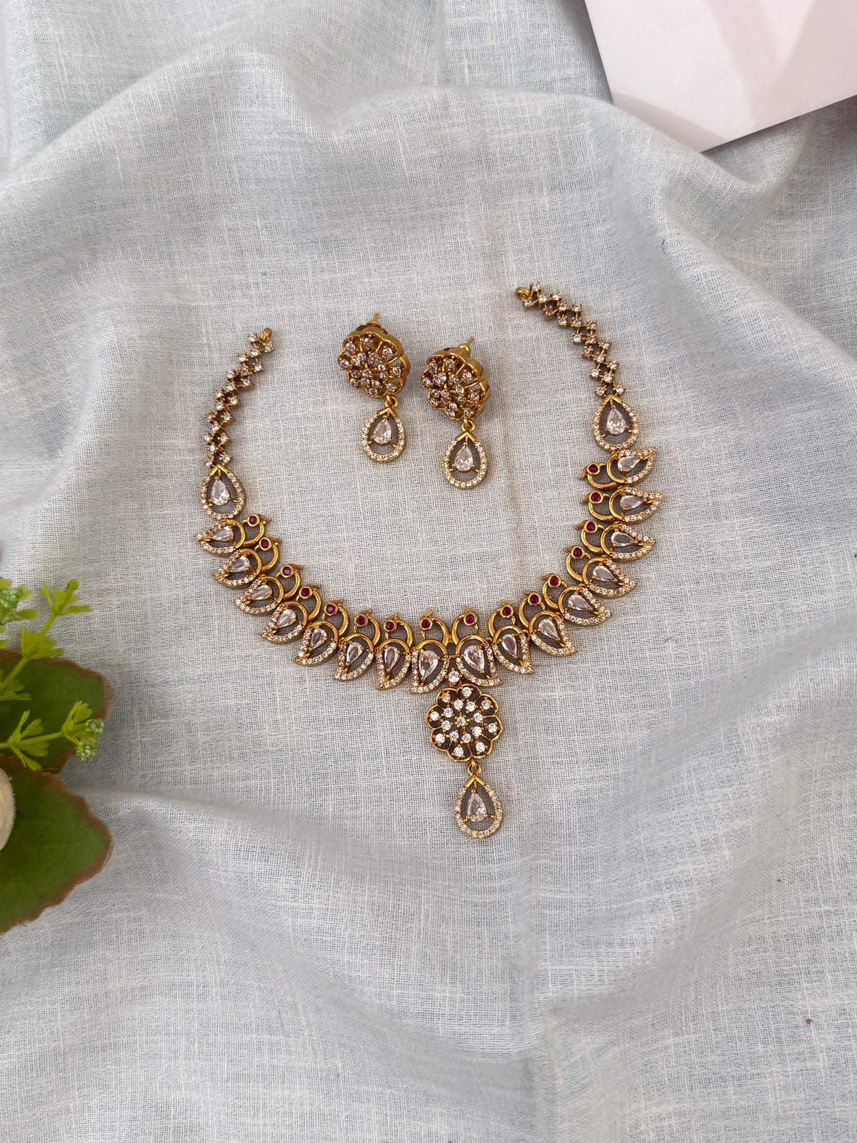 Antique temple necklace for women