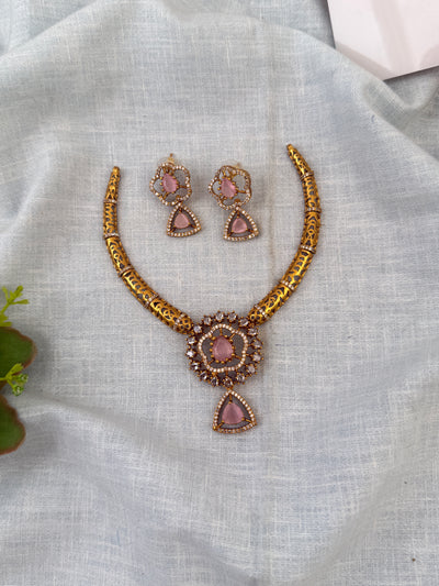 Victorian Necklace Kanti Style Short Set | N0593