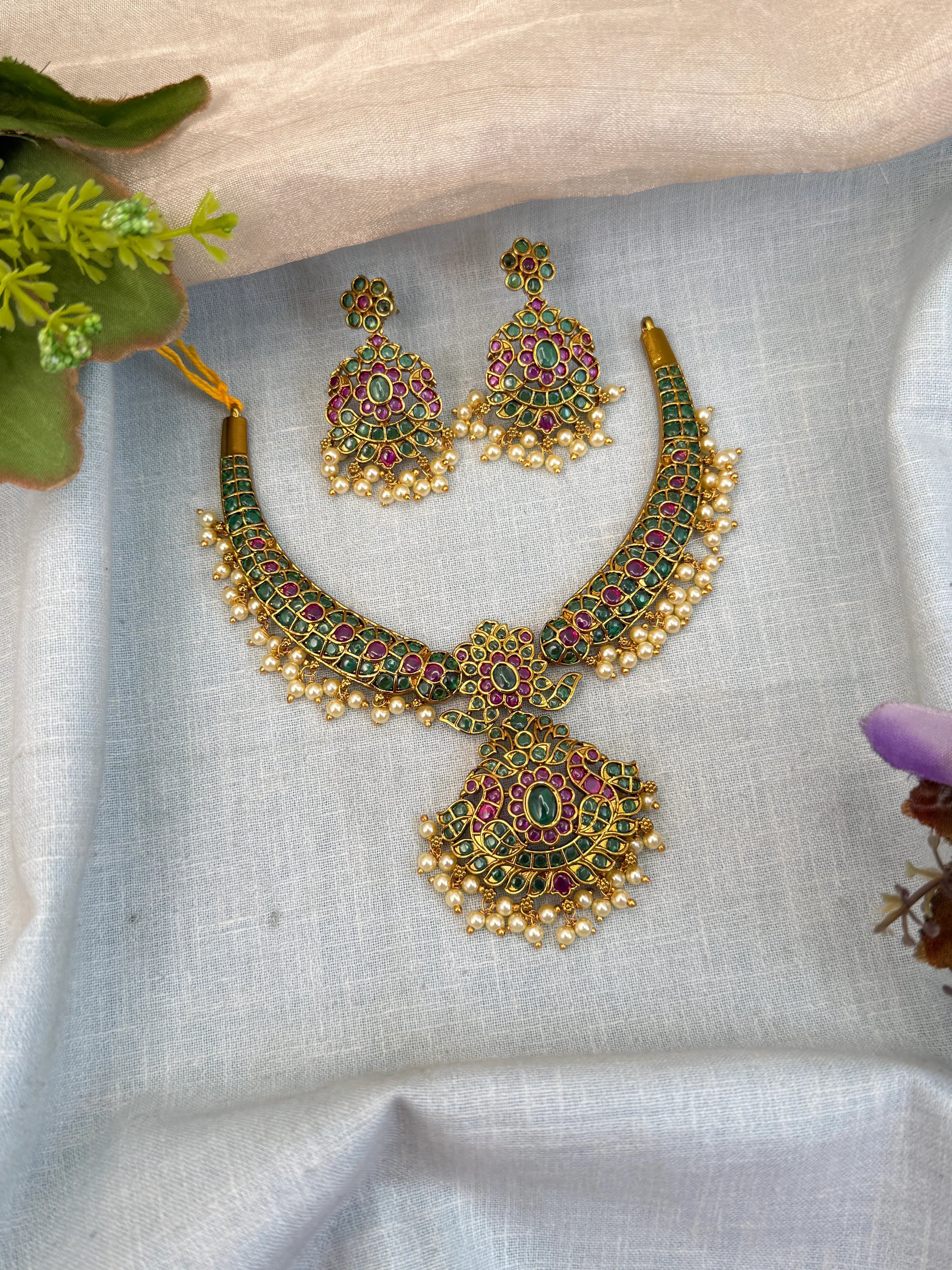 Royal Antique Kanti Short Necklace Set 965