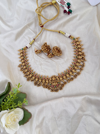 Antique temple necklace for women