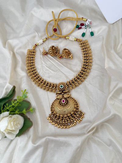 Antique temple necklace for women