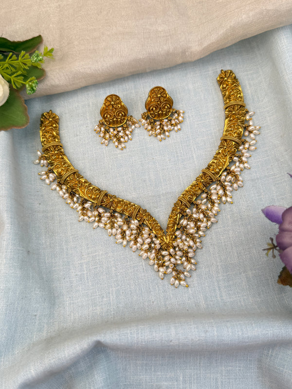 Luxurious Antique Kanti Necklace Set 967