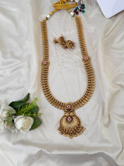 Antique temple necklace for women