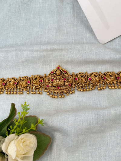 Antique Peacock Grand  Vaddanam Kamarbandh| V0058