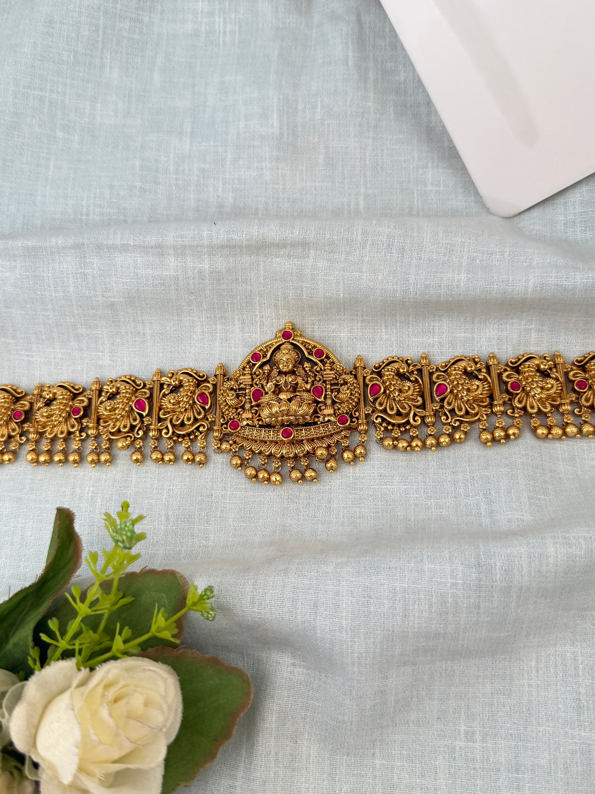 Antique Peacock Grand  Vaddanam Kamarbandh| V0058