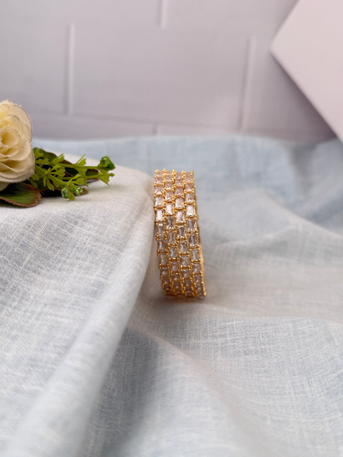 Antique temple style bridal bangles for women by Mahila