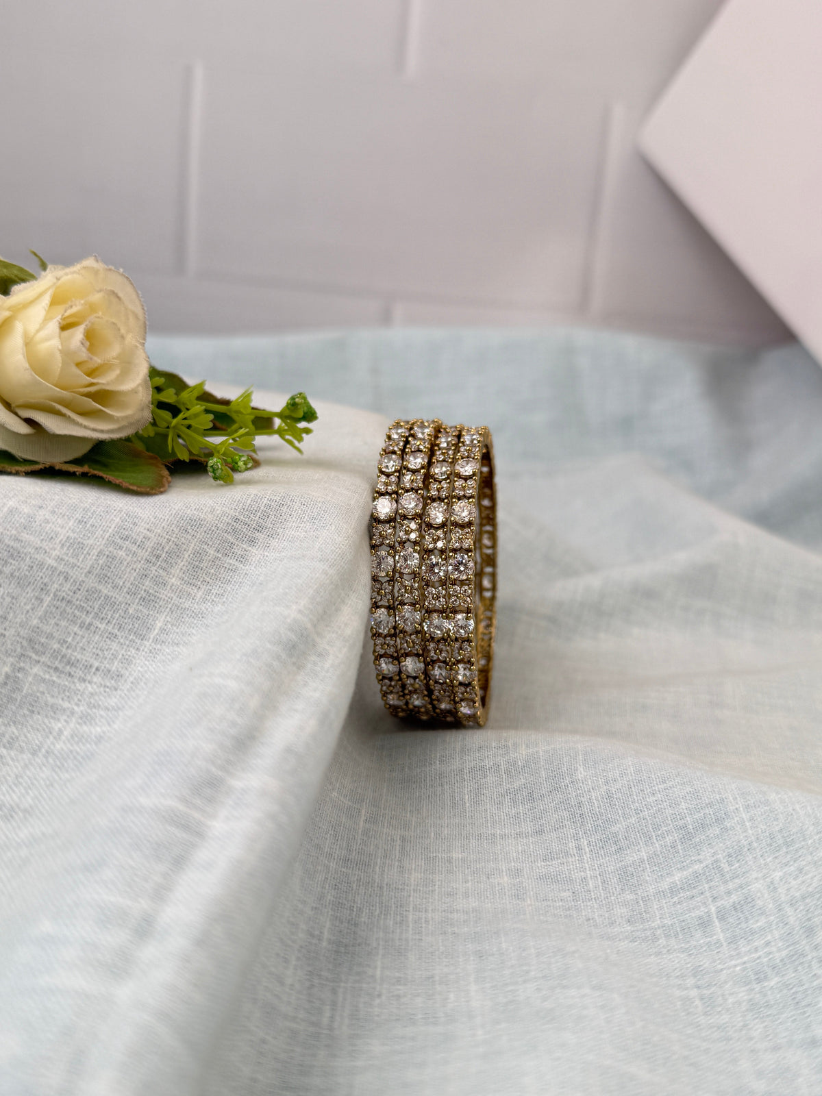 Antique temple style bridal bangles for women by Mahila
