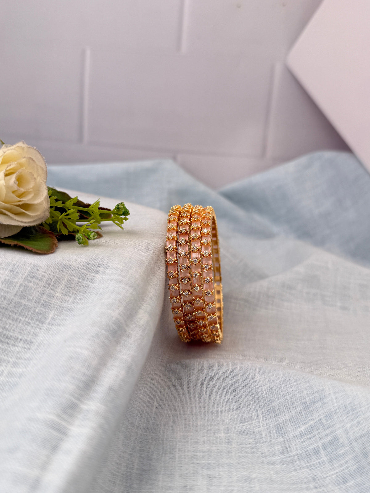 Antique temple style bridal bangles for women by Mahila