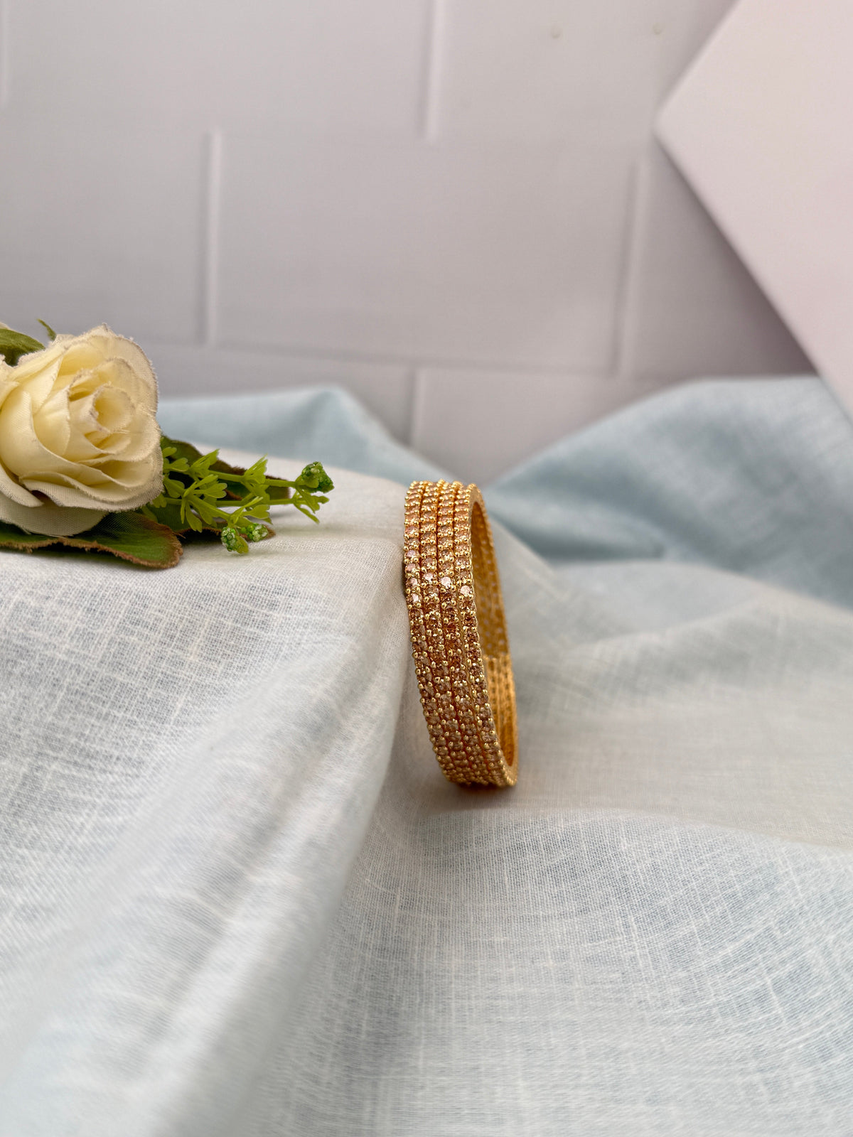 Antique temple style bridal bangles for women by Mahila