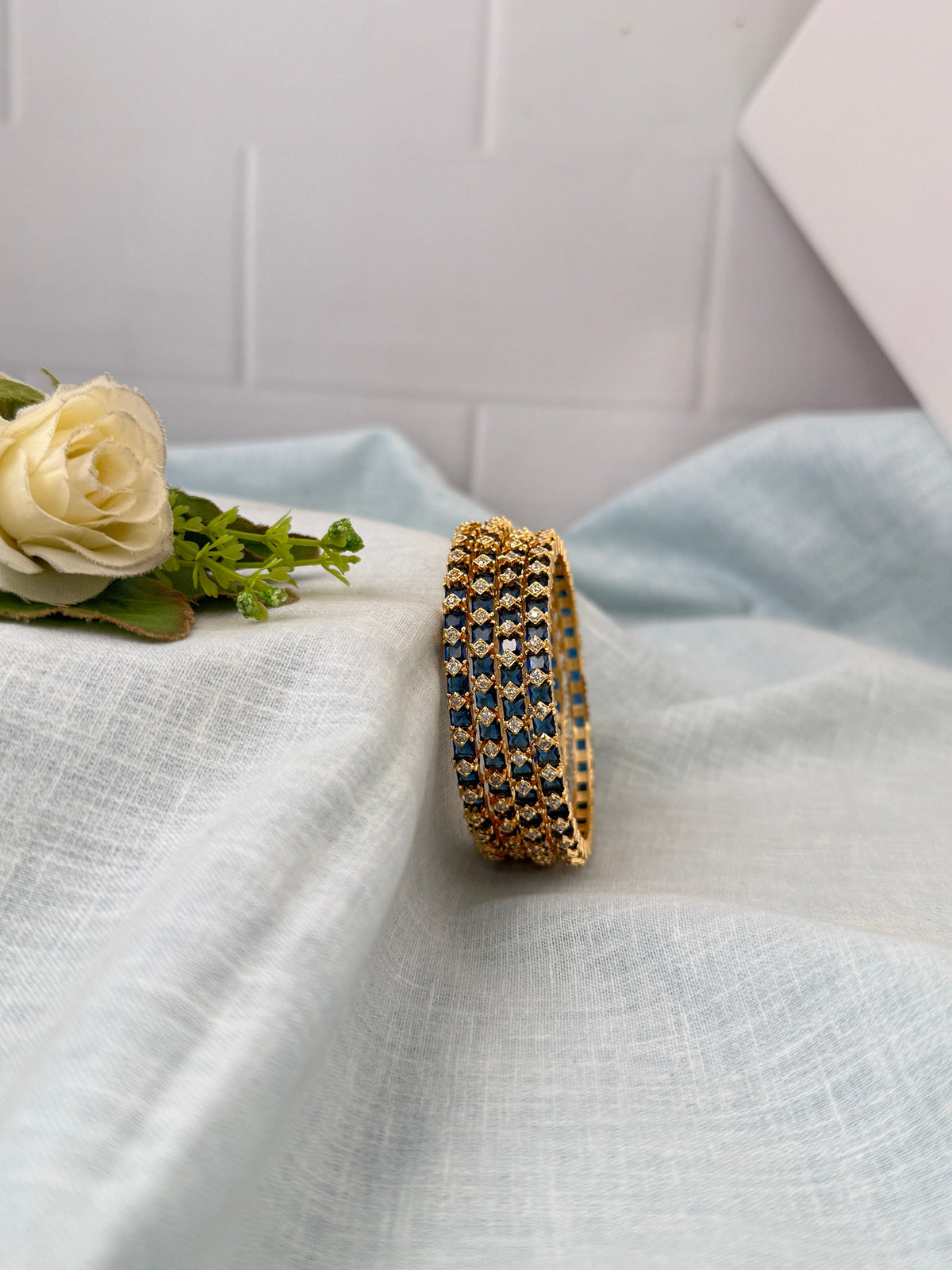 Antique temple style bridal bangles for women by Mahila
