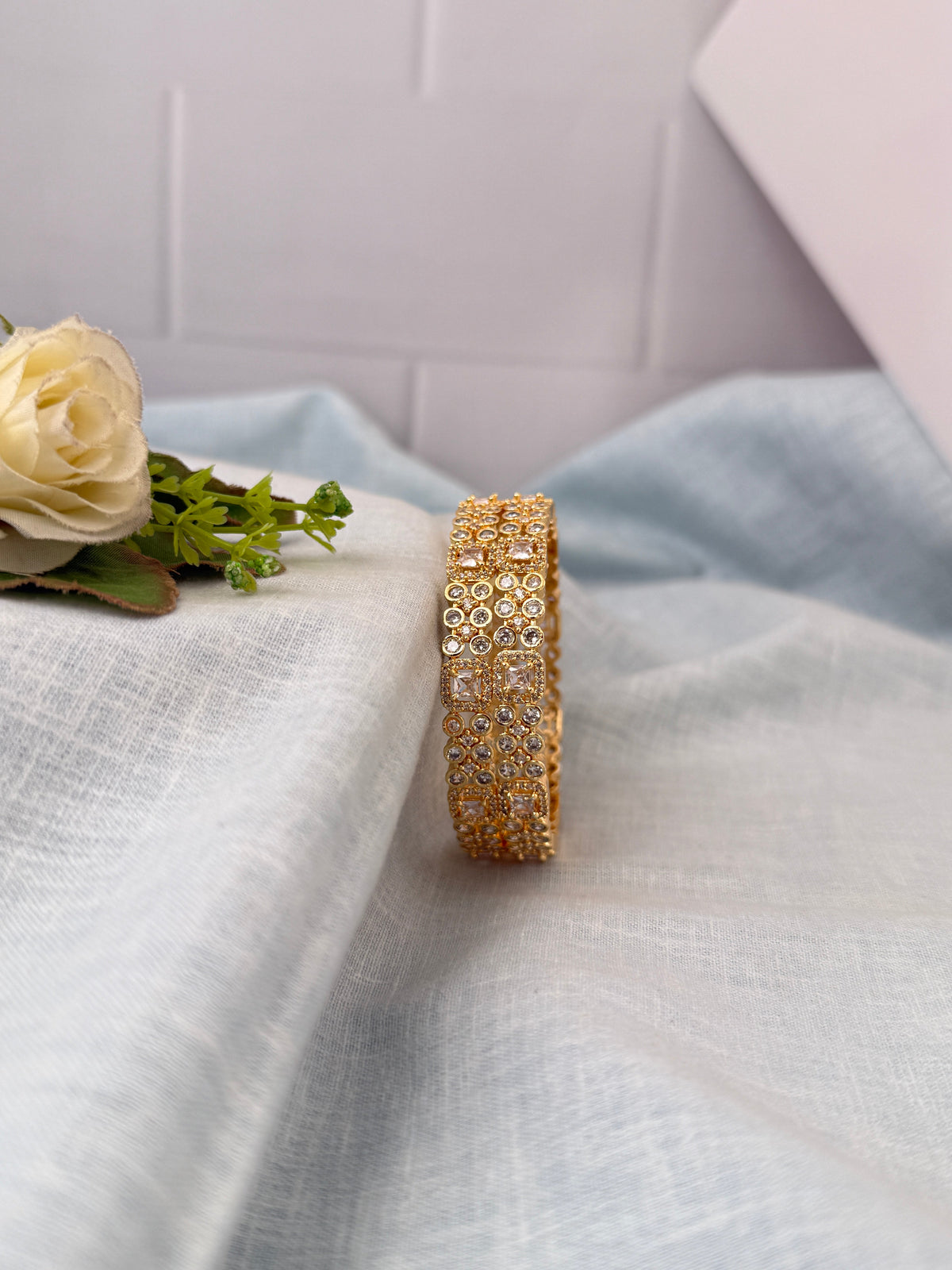 Antique temple style bridal bangles for women by Mahila