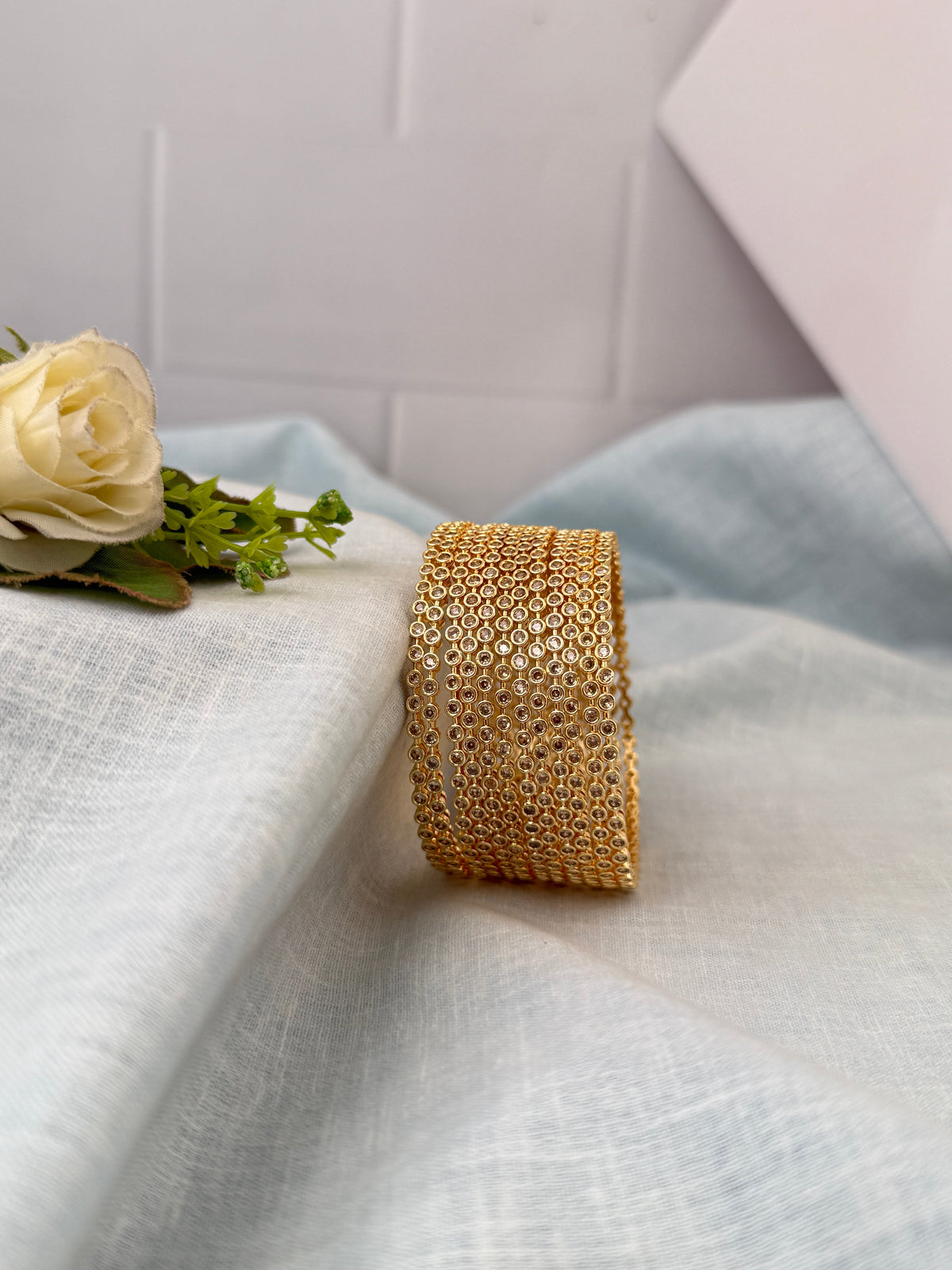 Antique temple style bridal bangles for women by Mahila