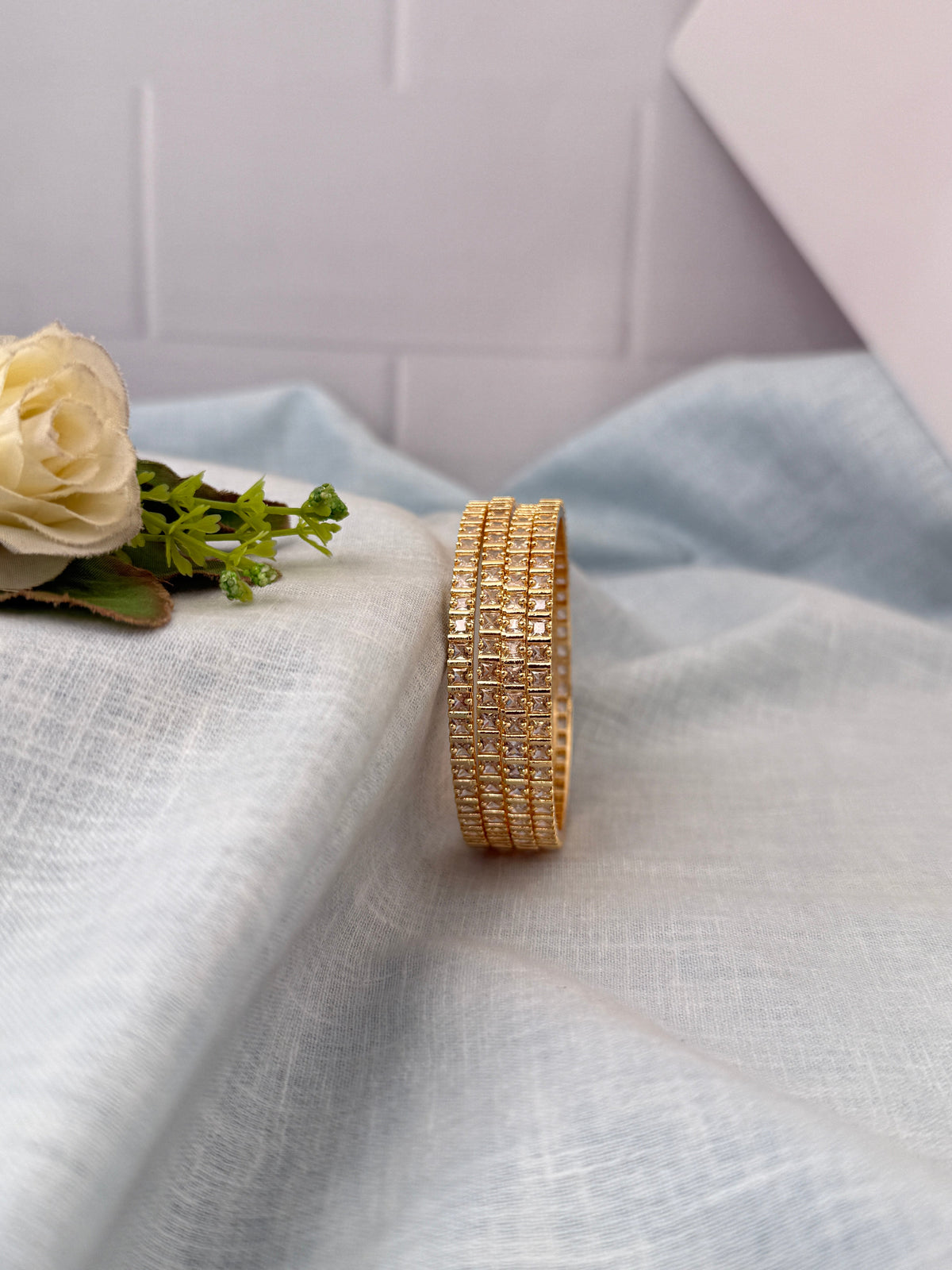 Antique temple style bridal bangles for women by Mahila