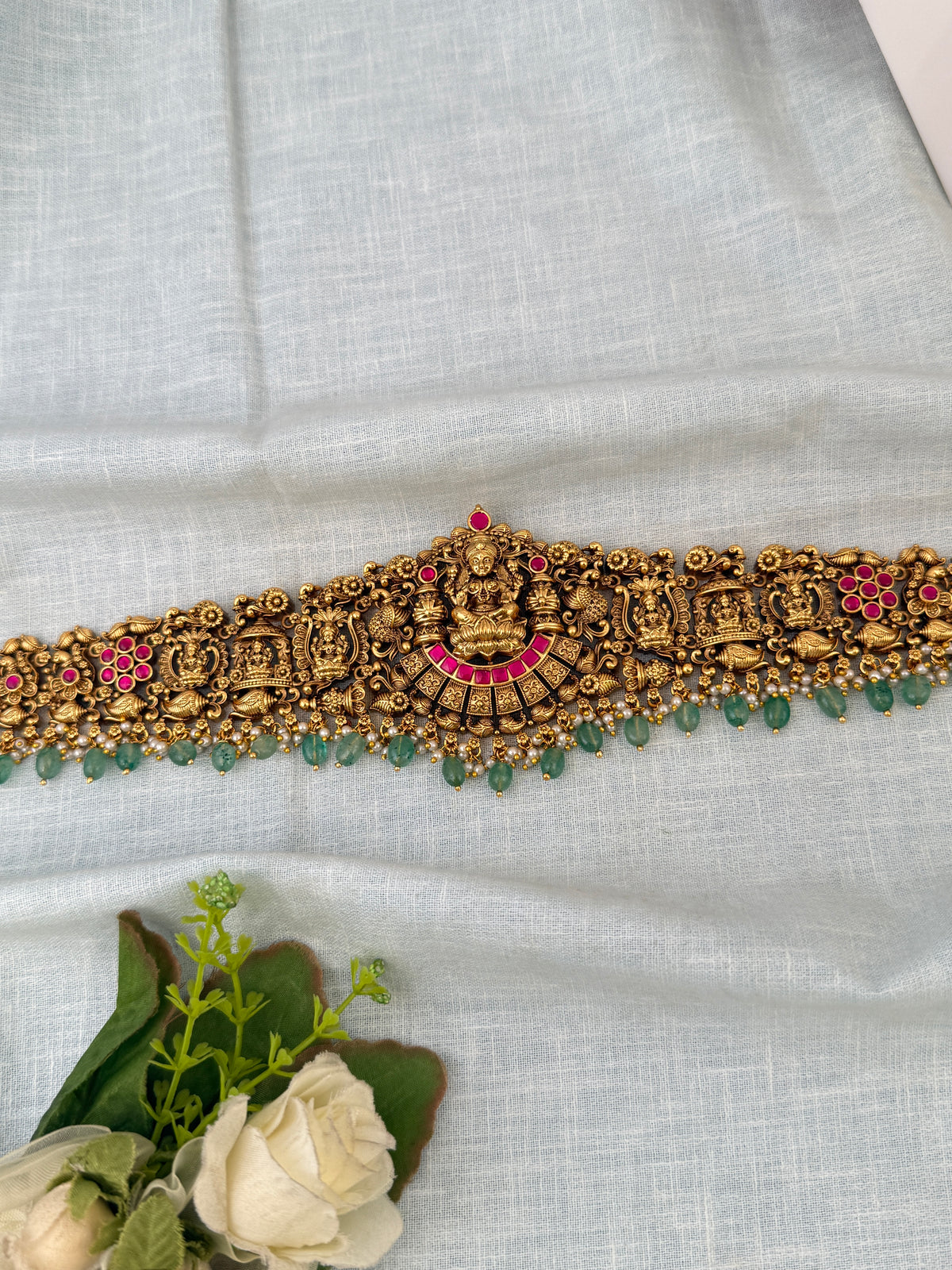 Antique Lakshmi Grand Vaddanam Kamarbandh| V0070