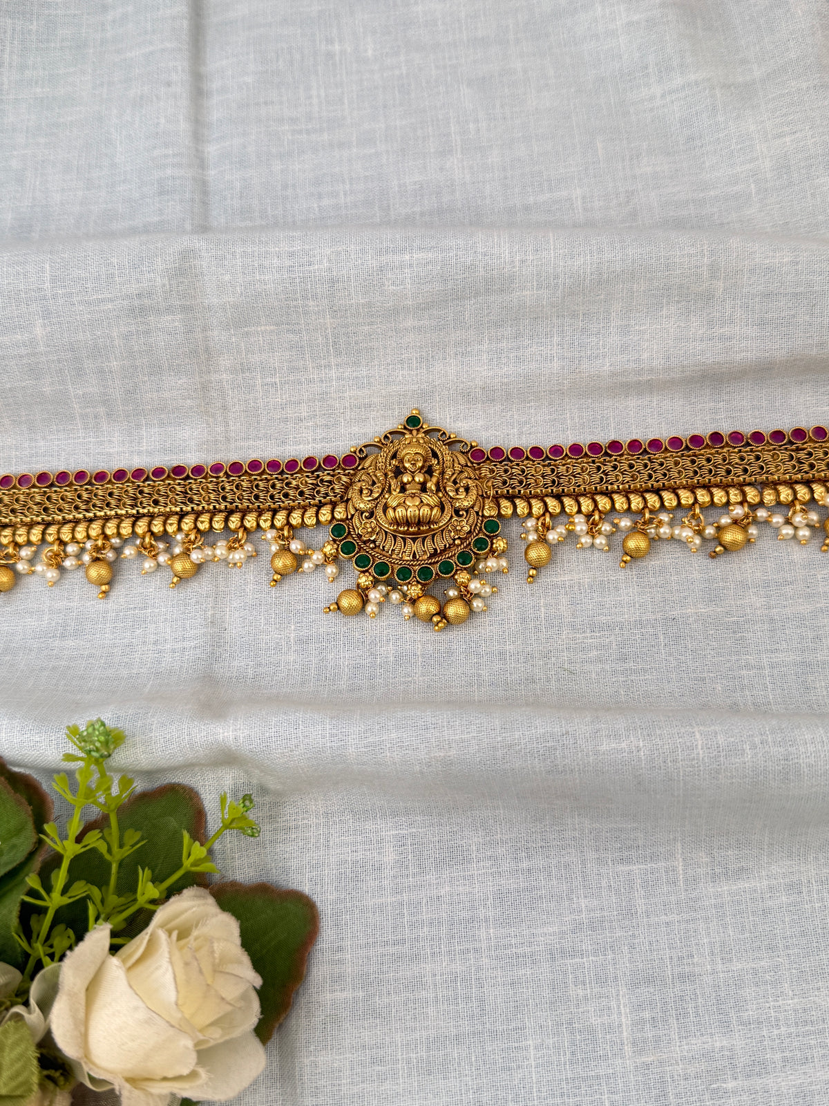 Antique Lakshmi Grand Vaddanam Kamarbandh| V0067