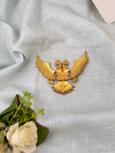 Jadau Kundan Gandaberunda Premium Pendant| P0101