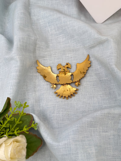 Jadau Kundan Gandaberunda Premium Pendant| P0102