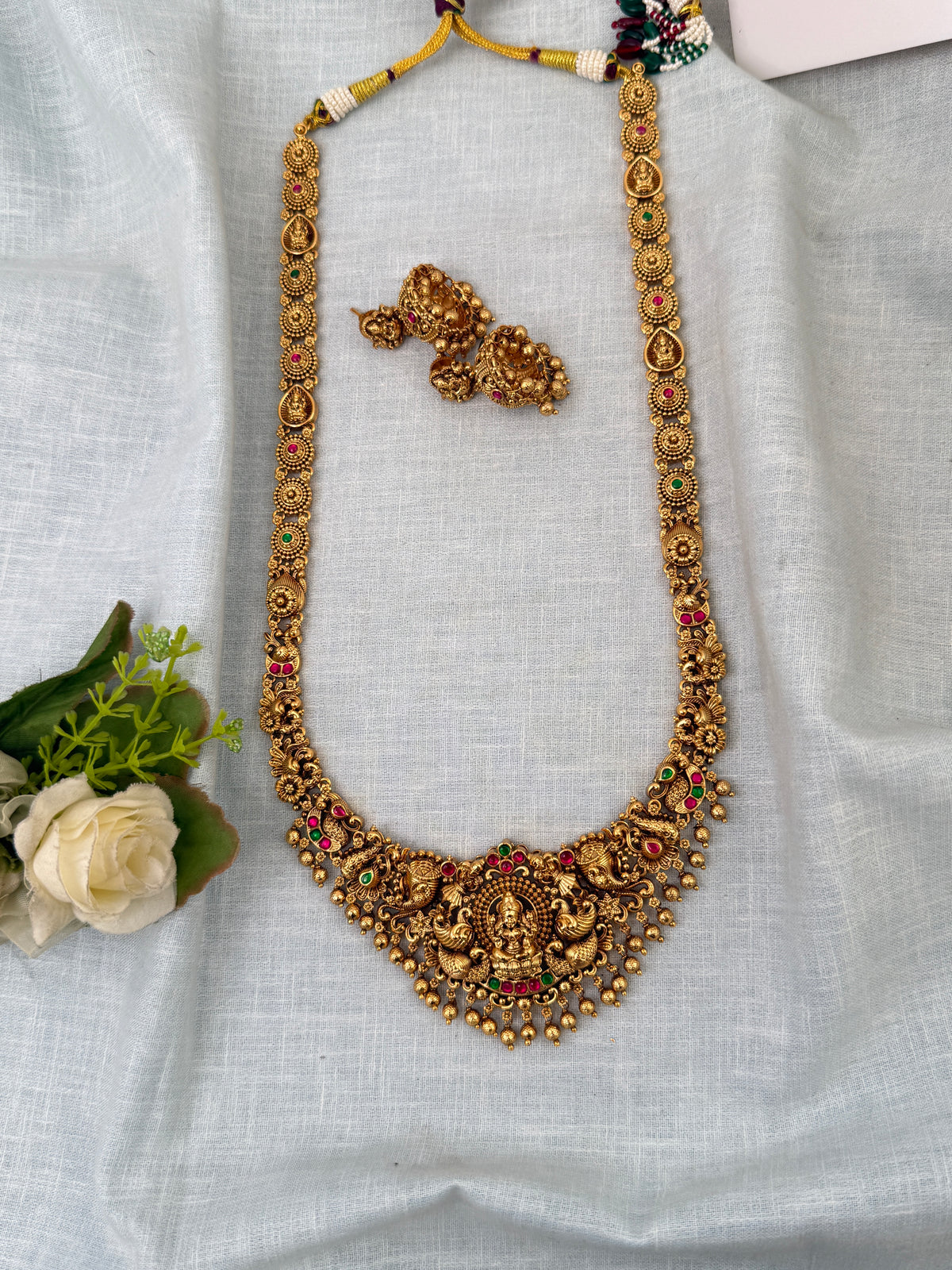 Antique temple necklace for women