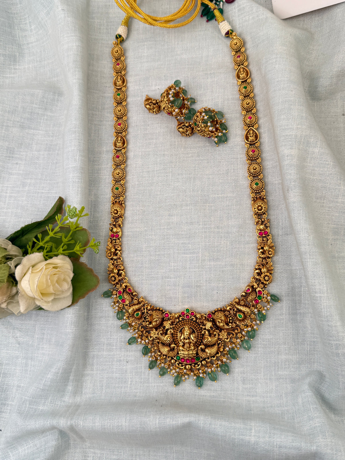 Antique temple necklace for women