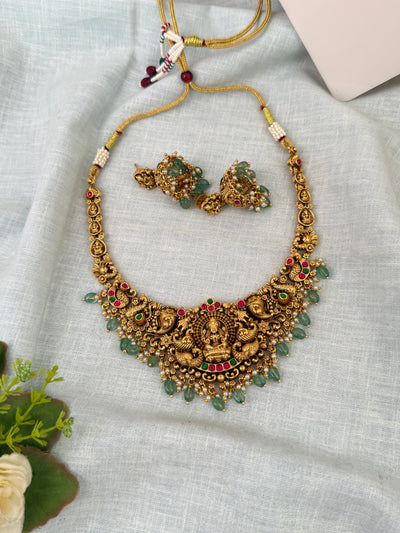 Antique temple necklace for women