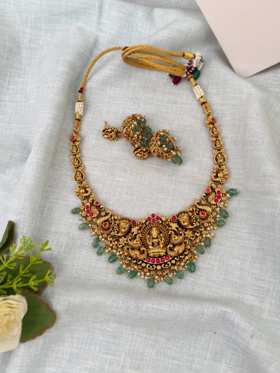 Antique temple necklace for women