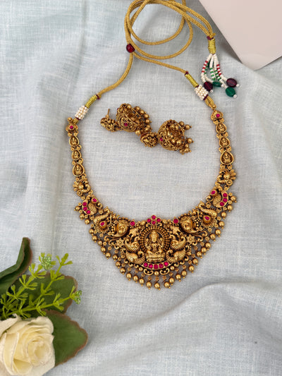 Antique temple necklace for women