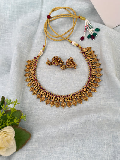Antique temple necklace for women