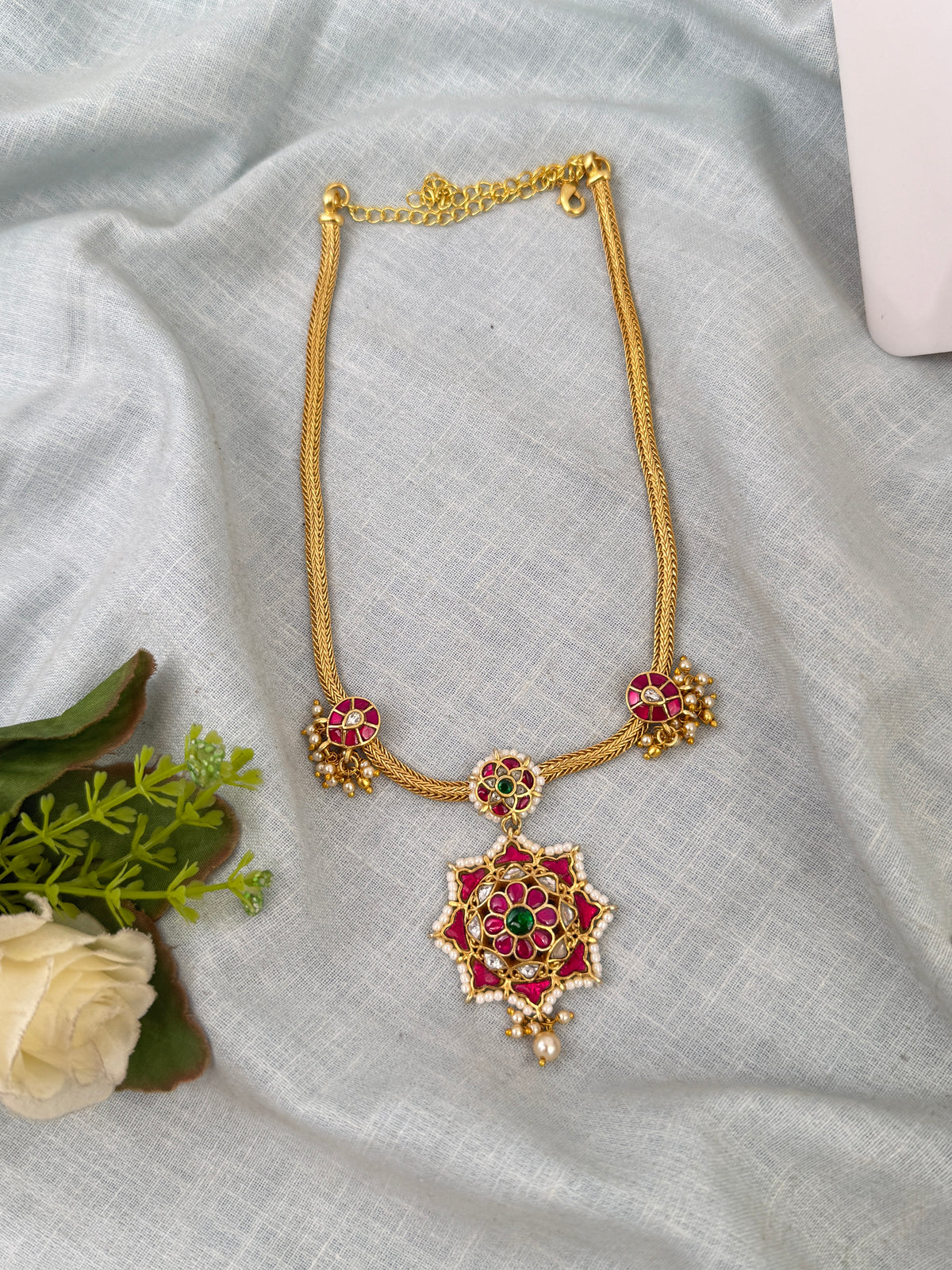 Jadau Kundan Designer Long Necklace | N0652