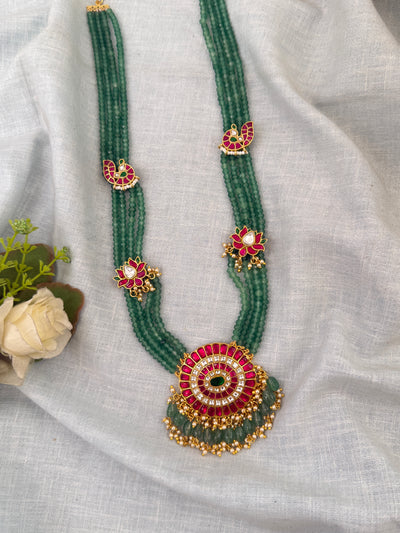 Pearl Necklace Jadau Kundan Premium | C0355