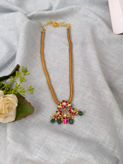 Antique temple necklace for women