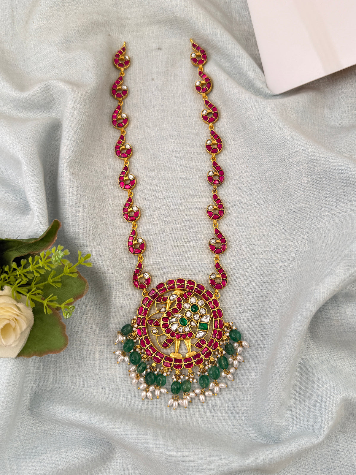 Antique temple necklace for women