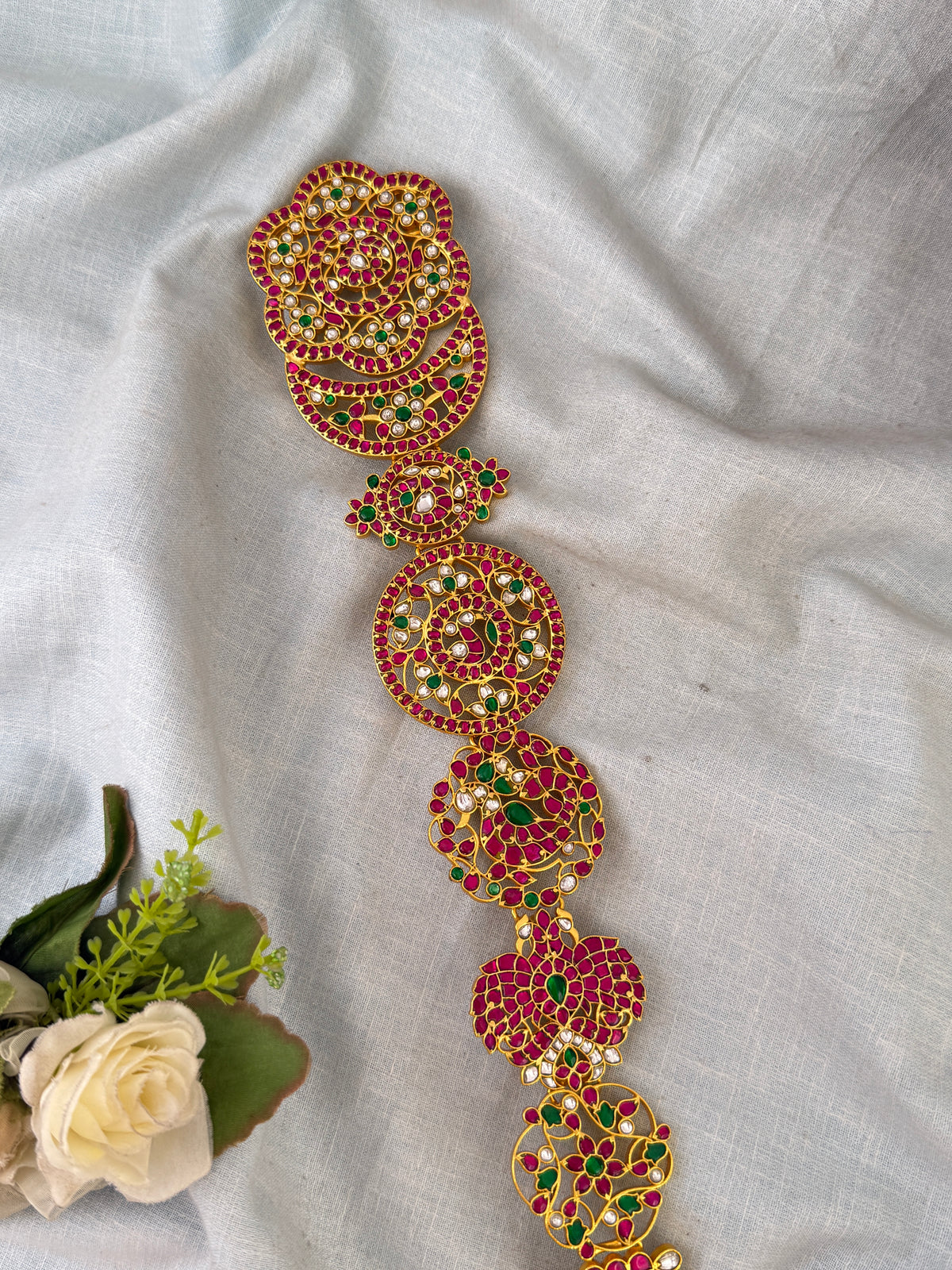 Jadau Kundan Premium Long Jade For Bridal wear| J0708