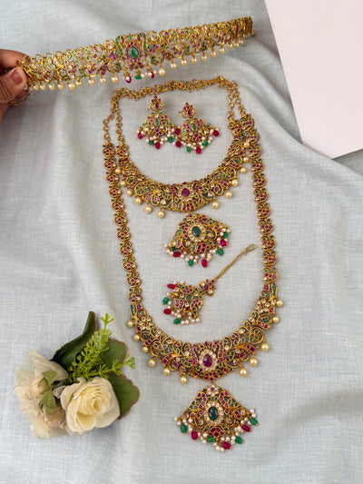 Antique temple necklace for women