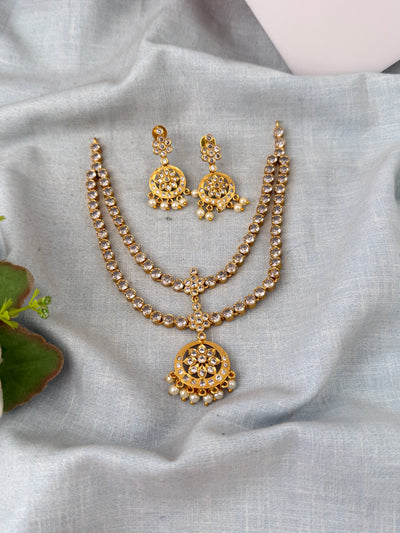 Antique temple necklace for women