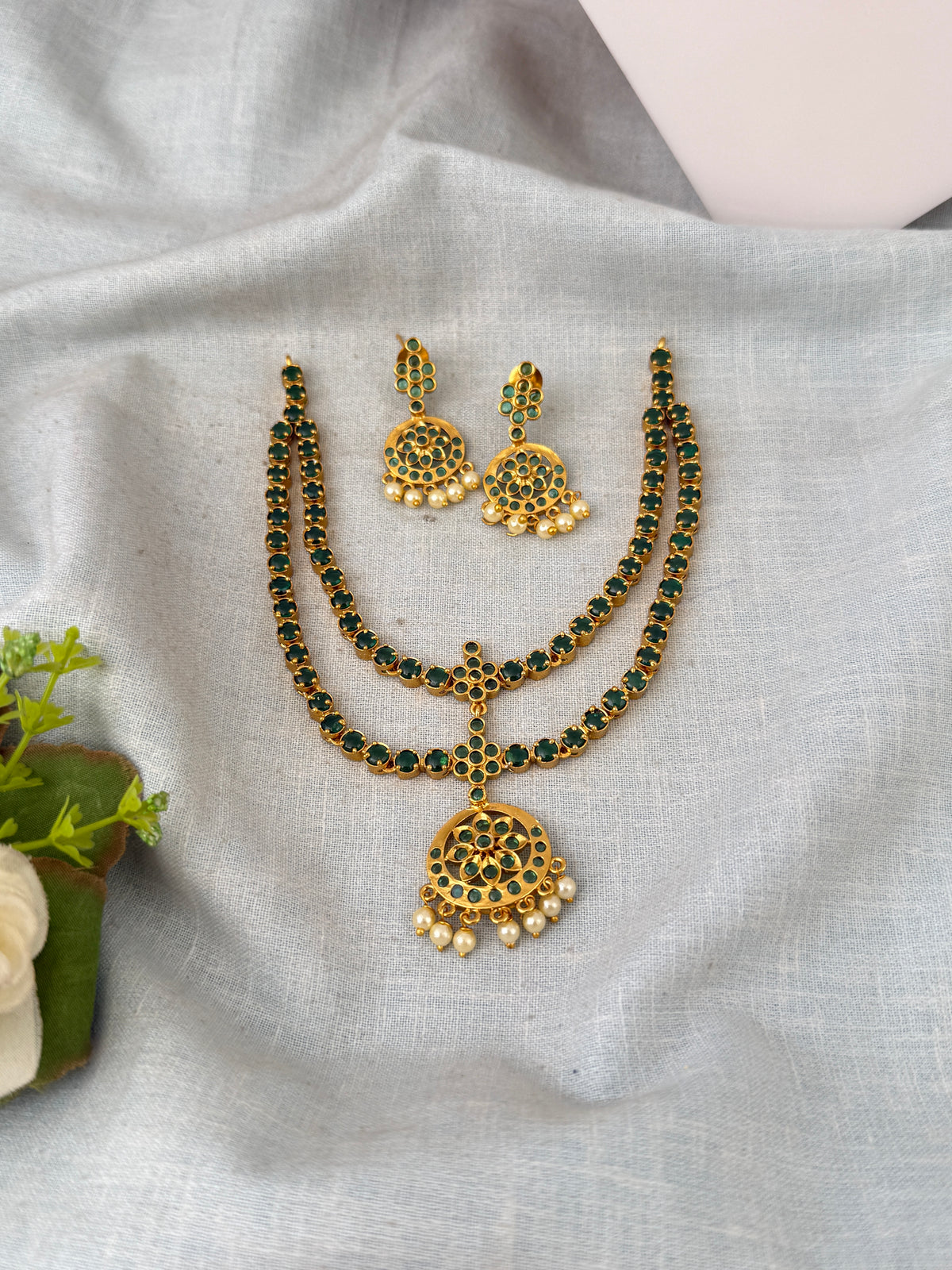 Antique Layered Necklace Royal Short Set| N0756