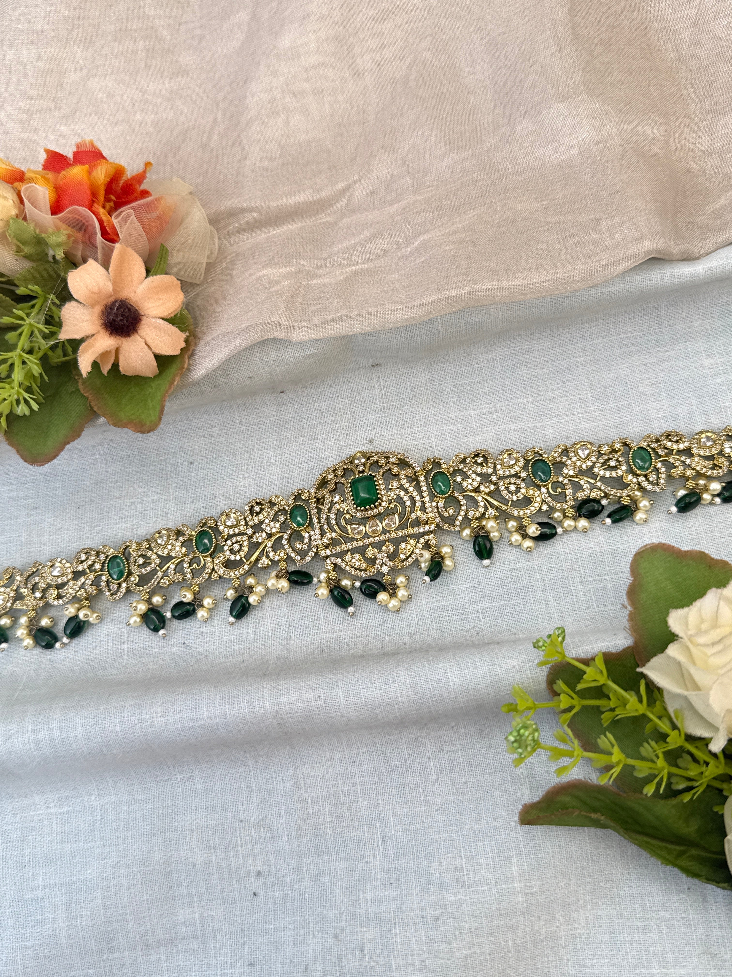 Luxurious Victorian Chain Style Kamarbandh Vaddanam 8103
