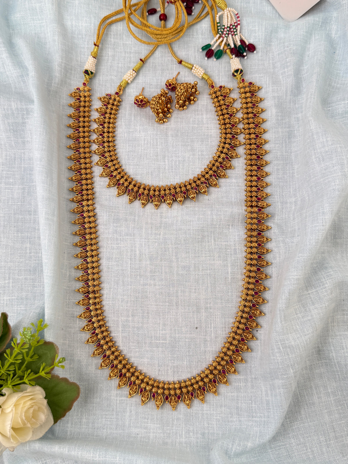 Antique temple necklace for women