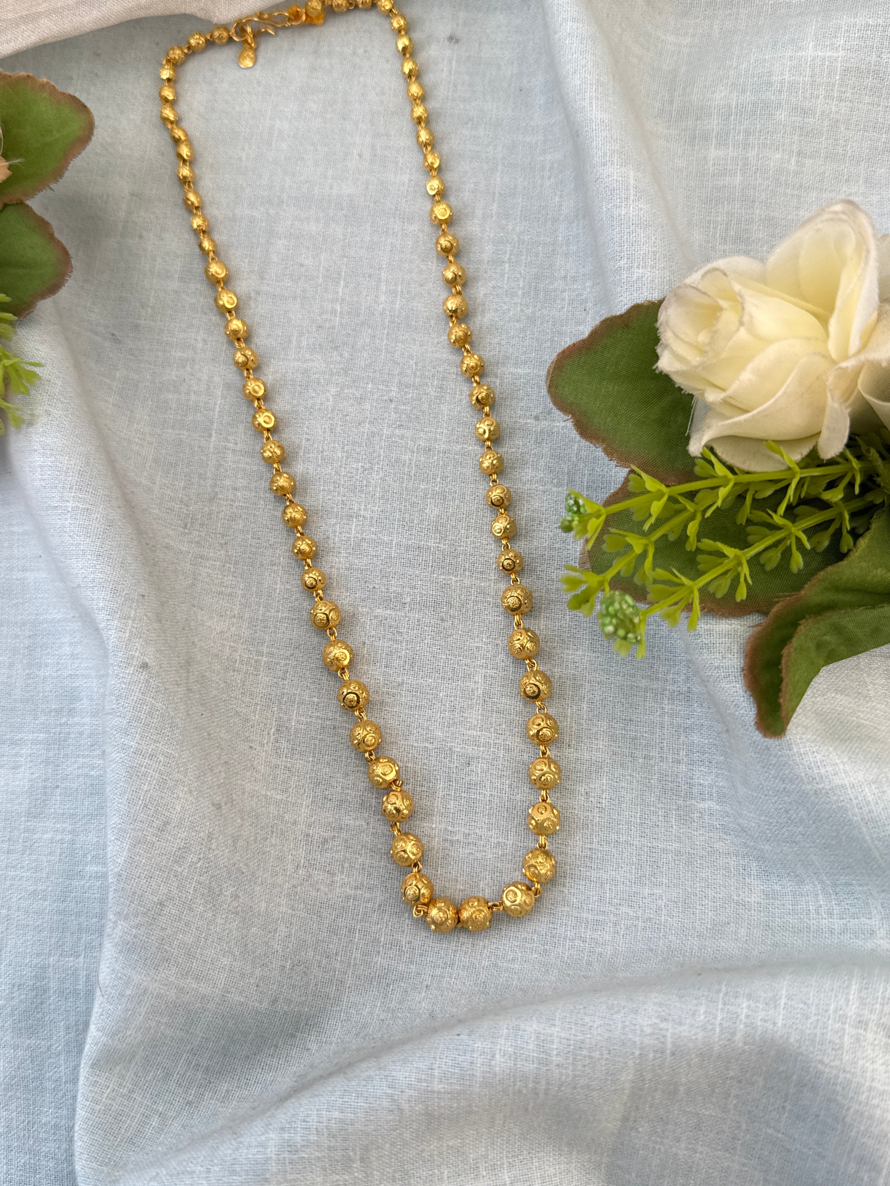 Luxurious Antique Gold Like Chain 18 inch 1045