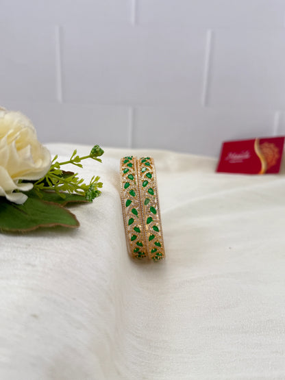 Luxurious Diamond Style Stone Bangles 7064 - 3 Colors