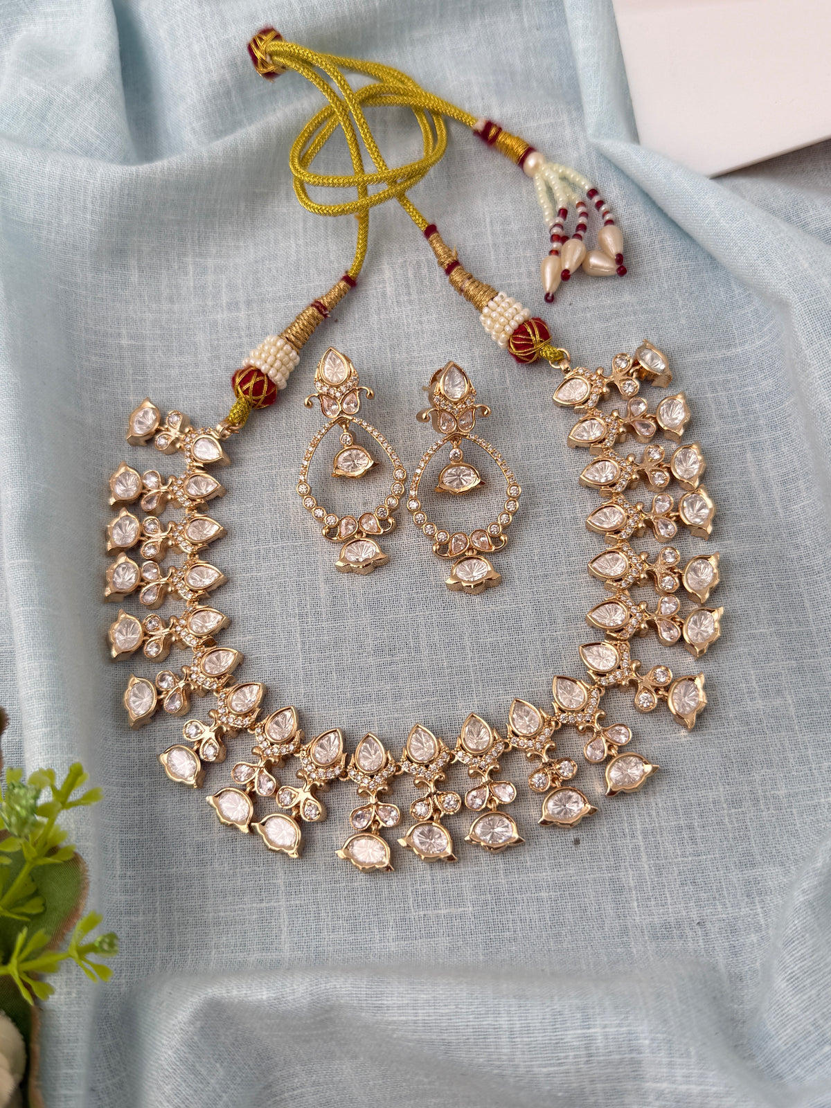 Traditional Kundan necklace for women