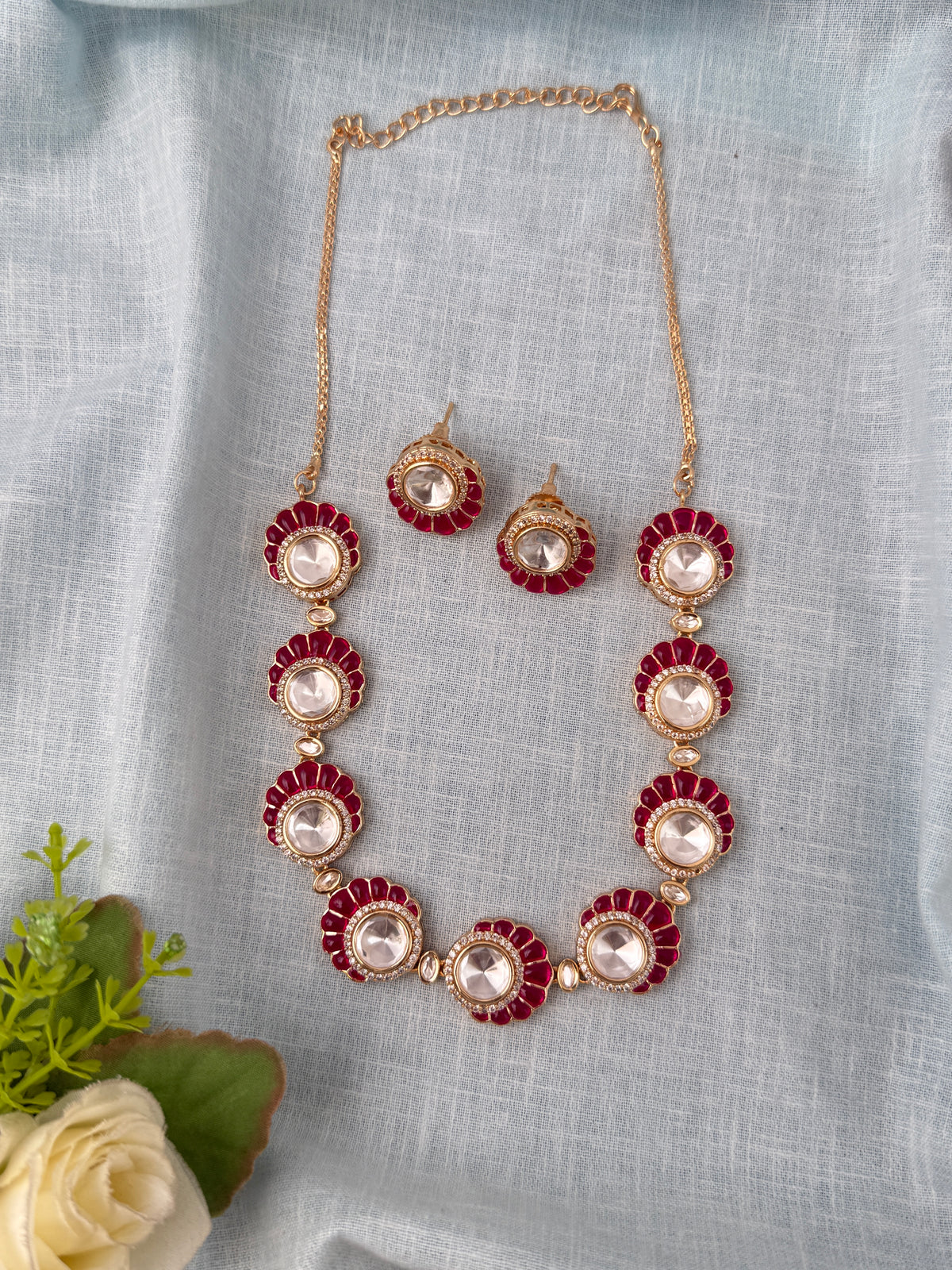 Traditional Kundan necklace for women